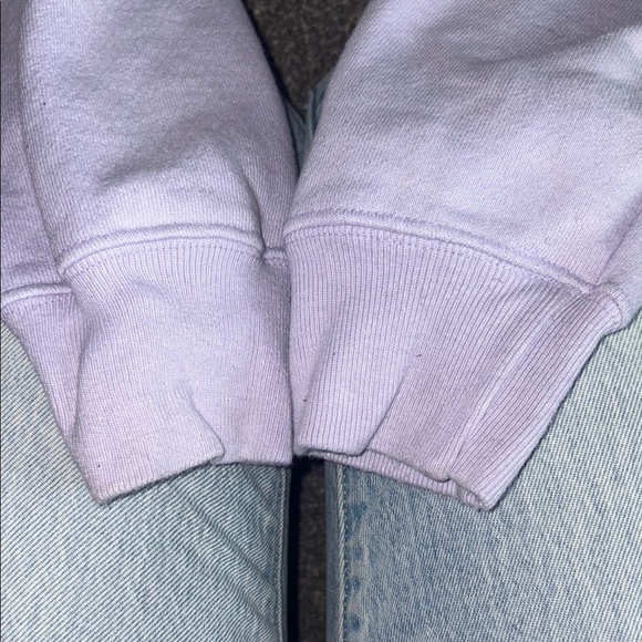 Champion lilac Cropped Hoodie Sweater - Picture 6 of 9